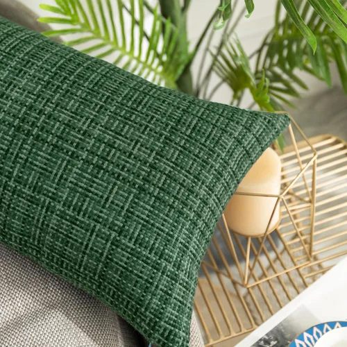 Vista 7 de Kevin Textile - Juego de 2 fundas de almohada decorativas para exteriores, impermeables, para jardín, patio, tienda de campaña, sofá, de 16 x 16