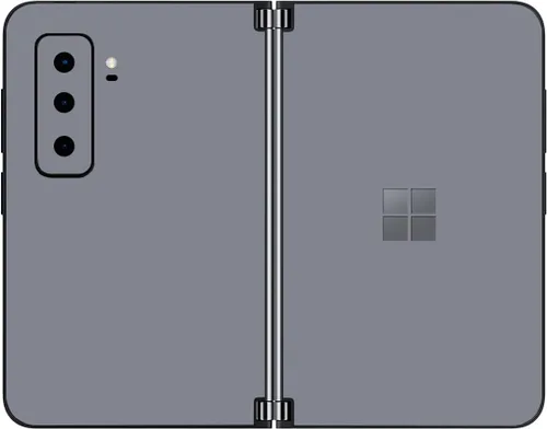 Vista 30 de SopiGuard Skin para Microsoft Surface Duo 2 2ª generación de borde a borde de paneles delanteros y traseros de vinilo (piedra de ladrillo)