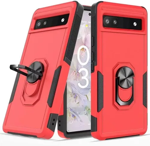Vista 10 de Funda para Google Pixel 6A, Pixel 6A resistente a prueba de golpes, cubierta protectora de cuerpo completo [doble capa]