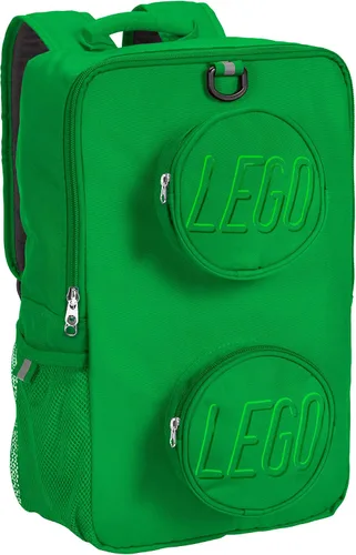 Vista 2 de LEGO Mochila de ladrillo, Verde, Mochila