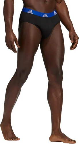 Vista 4 de adidas Men's Stretch Cotton Brief Underwear (3-Pack)