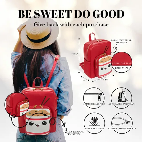 Vista 2 de Mochila Kawaii, Varios colores, Japonés