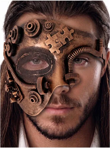Vista 52 de Máscara de mascarada para hombre, máscara del fantasma de la ópera, máscara de baile de graduación, Mardi Gras, Haloween veneciano, media cara