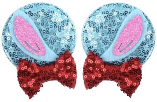 Vista 6 de CLGIFT Diadema con orejas de Minnie para bebés y niños pequeños (Ariel)