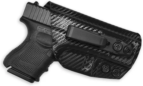 Vista 10 de IWB Full Cover Tuckable Holster - Inside The Waistband Holster - fits GL 26/27/33 (Gen 1-4)