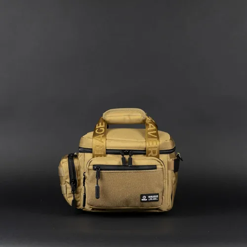 Vista 3 de WOLFpak 9L Mini Bolsa Táctica para Almuerzo - Bolsa Termo Resistente al Agua de 1000D, Aislada, Múltiples Bolsillos, Panel MOLLE y de Parches, Ideal