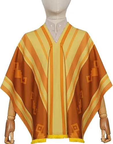 Vista 4 de Camilo Bruno Madrigal - Disfraz de cosplay para niños camisa de capa uniforme de capa superior conjunto de sudadera con capucha para Halloween