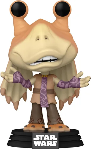 Vista 2 de Funko POP! Star Wars: Clone Wars - Jar Jar Binks - Exclusivo de Amazon - Figura de vinilo coleccionable - Idea de regalo - Productos oficiales