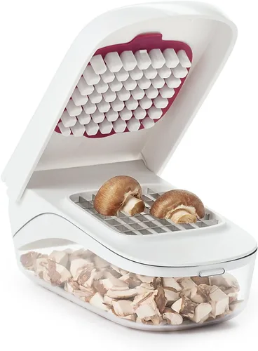 Vista 10 de OXO Good Grips - Picadora de verduras y cebollas con apertura fácil de verter, color blanco (paquete de 12)