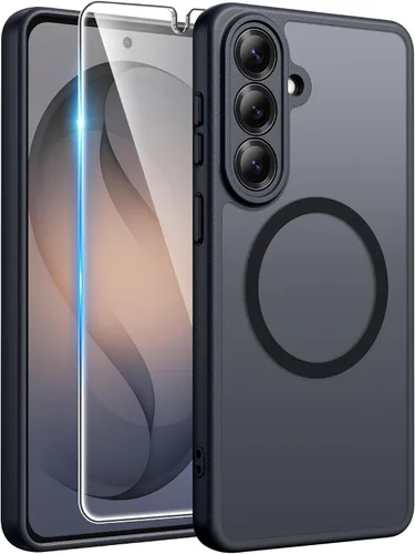 Vista 20 de FNTCASE - Funda para iPhone 16 Pro: magnética, mate, translúcida, de grado militar, protectora contra caídas, resistente, fina, duradera y a prueba
