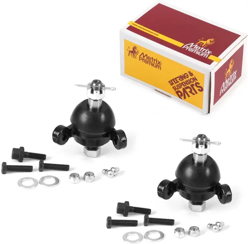 Vista 134 de Metrix - 2 juntas de rótula superior delantera K3134T para Dodge Ram 1500 4WD 94-01, Ram 2500 4WD 94-99, Jeep Cherokee 84-01, Wrangler 97-17