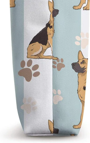 Vista 3 de Lindo Pastor alemán K9 perro amante regalo mujeres niña bolsa de mano