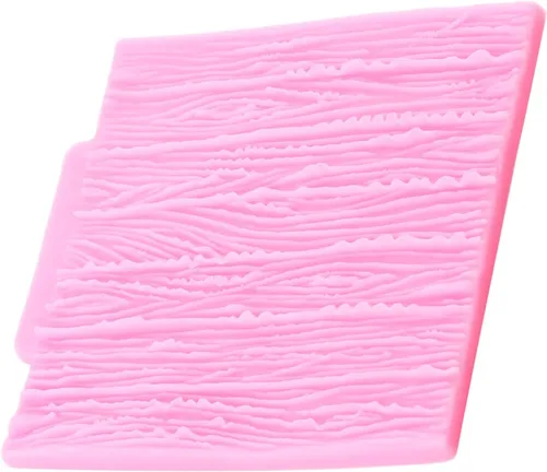 Vista 6 de Moldes de silicona para corteza de árbol de grano de madera, textura de corteza de árbol, molde de fondant para decoración de tartas, decoración