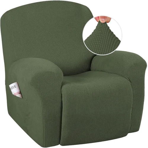 Vista 16 de H.VERSAILTEX Funda reclinable superelástica Fundas reclinables para sofá Funda reclinable para silla Forma ajustada Fundas antideslizantes
