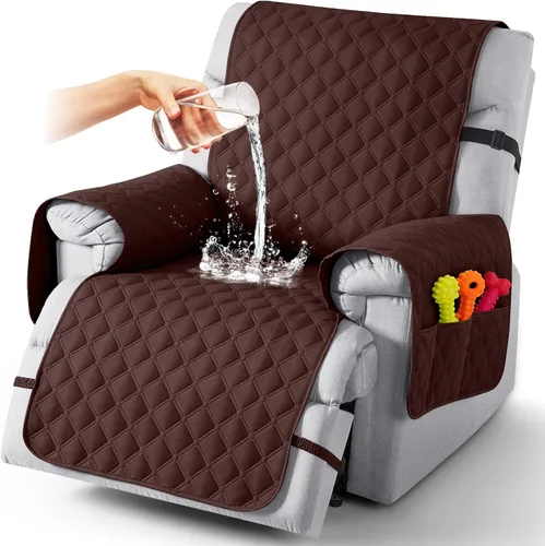 Vista 48 de TAOCOCO Fundas reclinables 100% impermeables, con correas para las piernas, funda de sofá reclinable reversible para silla reclinable, protector