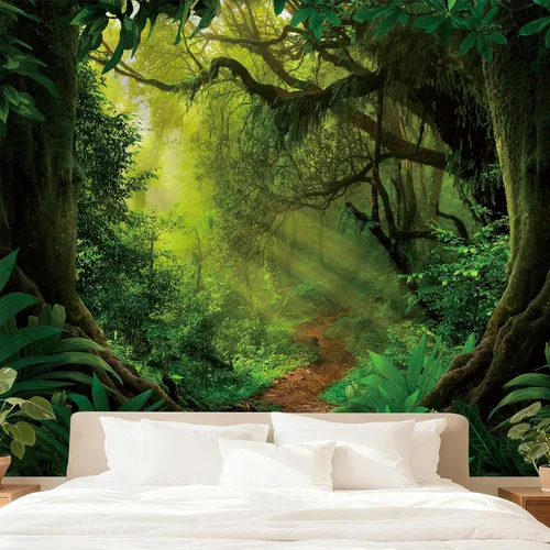 Vista 14 de Tapiz de Pared de Ciudad Anime Punk para Dormitorio, Tapices Japoneses Futuristas de Calle Nocturna de Neón Ciberpunk Estéticos, Fondo