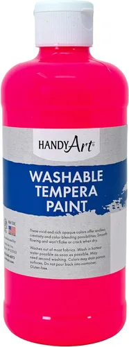 Vista 41 de Handy Art Little Masters - Pintura lavable, 16 onzas, color negro Bright & Mixable, High Opacity, Washable Colors for Classroom, Students, Kids