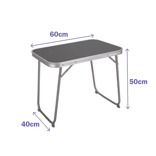 Vista 5 de Marbueno Mesa Plegable Acero D16 Surtida Camping y Playa 60X40X50 cm 10016