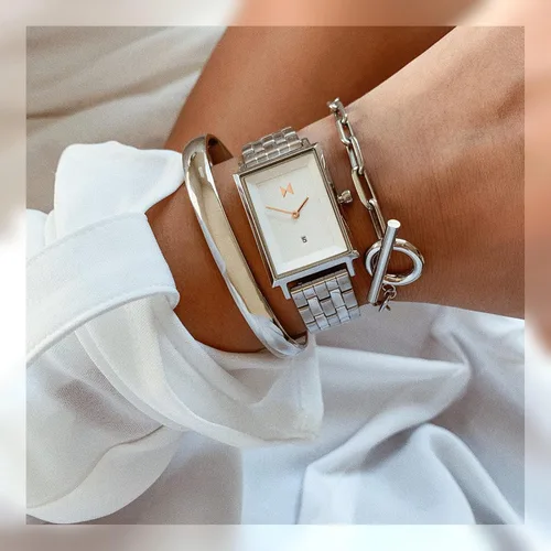 Vista 6 de MVMT - Reloj modelo Signature Square para mujer, analógico y minimalista
