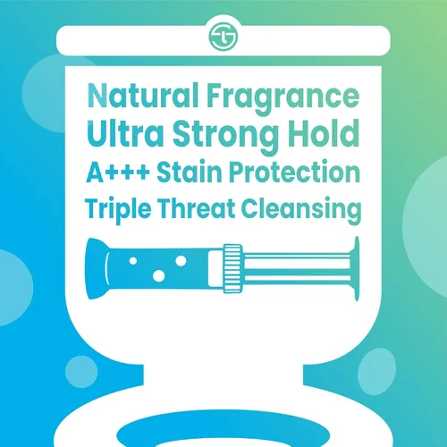 Vista 3 de Simple Life Gel limpiador de inodoro, sello de gel para inodoro de flores frescas, detiene la cal y las manchas con aroma refrescante Limpieza