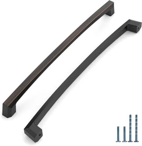 Vista 12 de Paquete de 10 manijas de gabinete de cocina de 3 pulgadas (76mm) color latón envejecido, accesorios para cajones de gabinete de cocina, tiradores