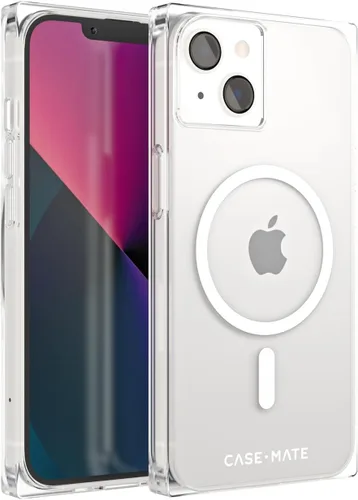 Vista 2 de Case-Mate BLOX - Funda para iPhone 14/13, transparente [protección contra caídas de 10 pies] [compatible con MagSafe] Funda de lujo con bordes