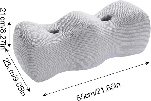 Vista 5 de Almohada para debajo de las piernas – Cojín de contorno, bloque de apoyo Cuña ortopédica de espuma viscoelástica, almohada de elevación ajustable