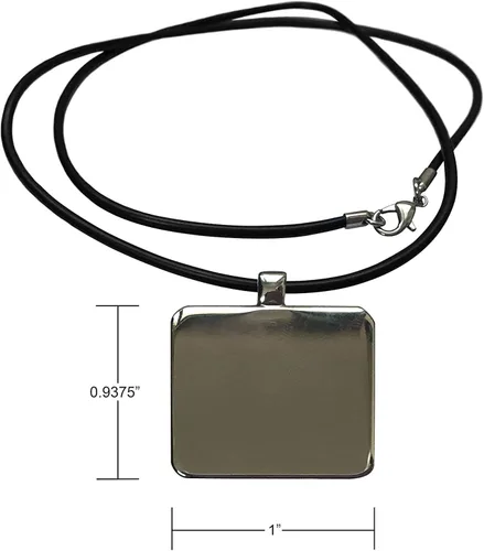 Vista 3 de 3dRose Baleine A Large Sea Creature Dictionnaire Infernal Cut. - Necklace with Pendant (ncl-374240)