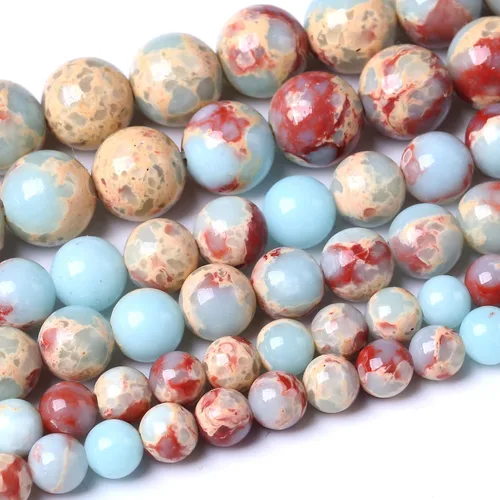 Vista 35 de 90 PIEZAS 4MM Cuentas de Piedra Sangrienta Africana Cuentas de Piedras Preciosas Naturales Redondas para Hacer Joyas DIY Piedra de Energía