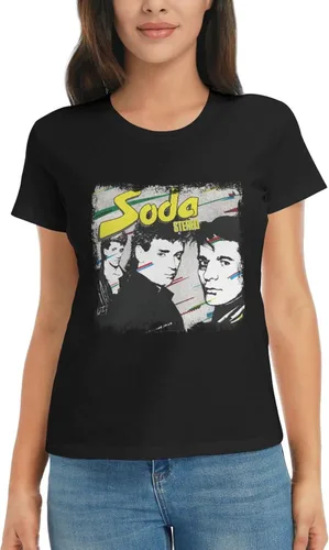 Vista 6 de Soda Stereo Soda Stereo T Shirt Female Summer Tee Casual Short Sleeve Tshirt