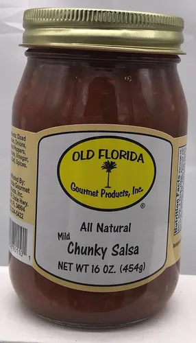 Vista 2 de Old Florida Gourmet Salsa suave y gruesa, 16 onzas - Paquete de 3