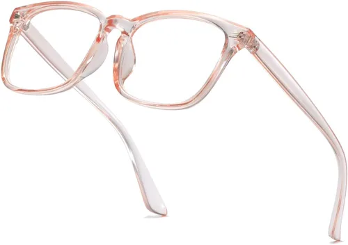 Vista 16 de Gafas cuadradas unisex con estilo sin receta Negro