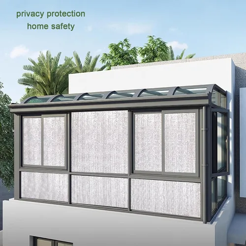 Vista 7 de Película de privacidad para ventana de protección solar, película reflectante de aislamiento térmico, película de tinte de ventana de control