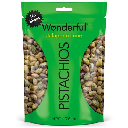 Vista 26 de Maravillosos Pistachos Sin Cáscara, Nueces Asadas al Chile, Bolsa resellable de 22 onzas, Aperitivos con Proteína, Sin gluten, Snack Saludable