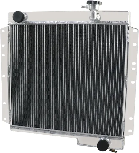 Vista 2 de ALLOYWORKS Radiador de aluminio de 4 filas para Toyota Land Cruiser FJ40 FJ45 Gasolina 3.9L/4.2L GAS MT All Aluminum Radiator. Superior cooling