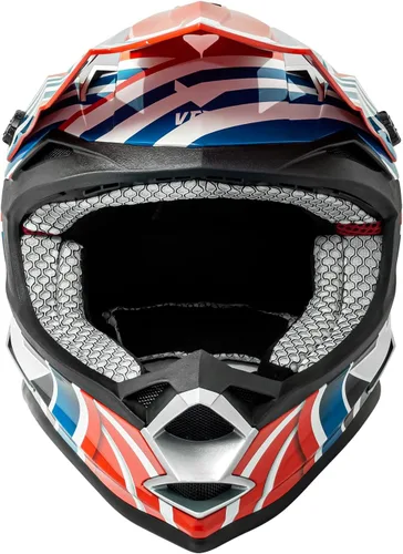 Vista 3 de VCAN VX38 Casco para adultos ATV Motocross todoterreno, bicicleta de tierra, motocicleta de descenso con gafa, aprobado por