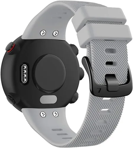 Vista 13 de REYDA Correa de silicona compatible con Garmin Swim 2/Forerunner 45, suave, flexible, transpirable, correa de reloj de silicona deportiva