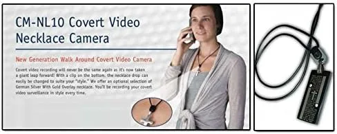 Vista 4 de Cámara de collar de video encubierta CM-NL10