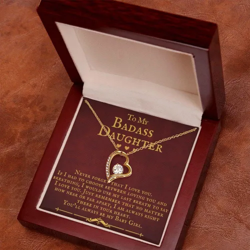 Vista 8 de ZILORRA - Collar para hija Regalos para hija de mamá, regalos para hija de papá, collares para hija de mamá, joyería de hija de papá, cumpleaños