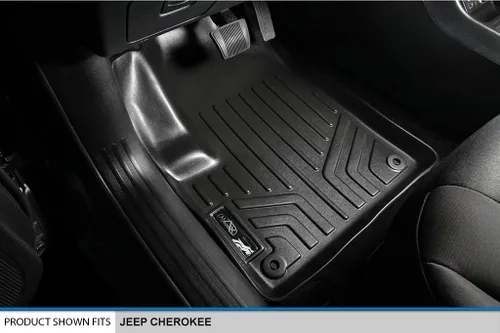 Vista 2 de MAXLINER Juego de alfombrillas de primera fila para Jeep Cherokee 2014-2023