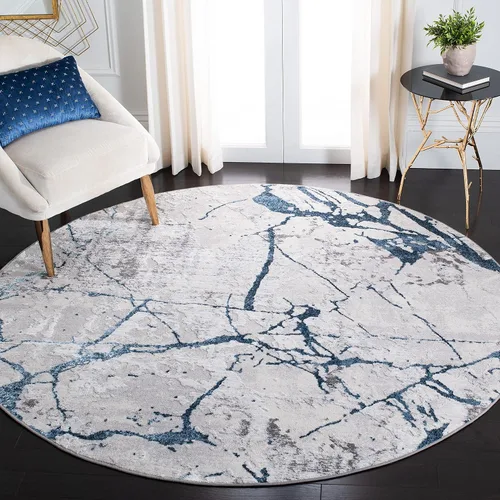 Vista 17 de SAFAVIEH Amelia Collection - Alfombra decorativa de 2 x 4 pies, gris y negro, diseño abstracto moderno, no desprende pelusa y de fácil cuidado