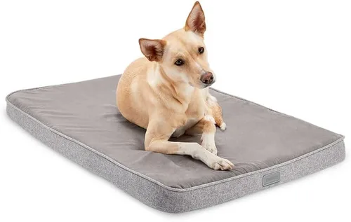 Vista 7 de Diggs Snooz - Cama para perros de espuma viscoelástica, almohadilla para jaula de perro de tamaño ideal, cama ortopédica de alta calidad para jaula