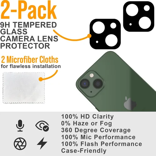 Vista 22 de Scooch Protector de pantalla 5 en 1 para iPhone 11 (paquete de 3) con protector de lente de cámara (paquete de 2) vidrio templado 9H de alta
