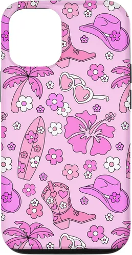 Vista 27 de iPhone 16 Coastal Cowgirl Estética Rosa Cowgirl Hat Cowboy Boots Boho Case