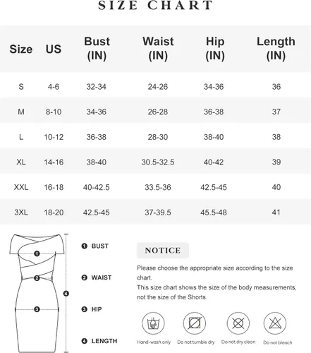 Vista 6 de Popilush Vestido moldeador con faja moldeadora integrada con hombros descubiertos, cuello en V, fruncido, entallado, vestido midi para fiesta, club