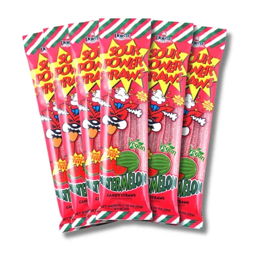 Vista 16 de Sour Power Premium Sorbetes de caramelo surtidos – Los caramelos de pajitas agrias originales desde 1985 – 50 g (Paquete de 6) – Vegano,