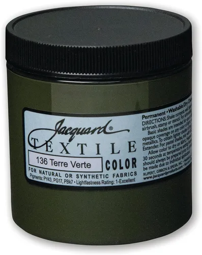 Vista 22 de Jacquard Pintura Textil 8 Oz Negro
