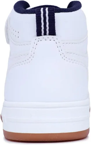 Vista 3 de Nautica Kids High Top Sneaker Boots for Boys and Girls, Toddler and Little Kid Basketball-Style Athletic Shoes with Easy Strap and Cushioned Sole