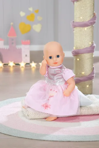 Vista 4 de Baby Annabell 707159 Sweet Princess - Muñecas pequeñas de 14.2 in, adecuadas para niños de 1 año en adelante, incluye colgador para vestido y ropa