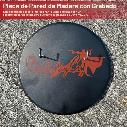 Vista 6 de MedievalDepot Dante's Rebellion Espada (Devil May Cry) - Hoja negra y roja de 37 pulgadas, acero inoxidable